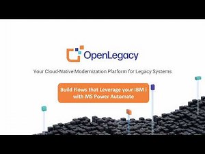 OpenLegacy Demo - Build Flows that Leverage your IBM i with MS Power Automate