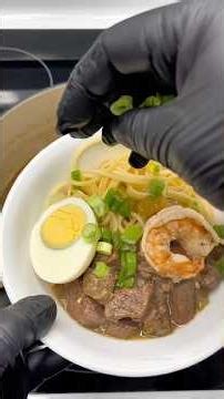 Yakamein The Creole Beef Noodle Soup That's Actually Insane #CookingTips #FoodViral