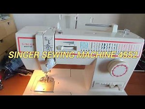 Singer Sewing Machine 4552 Function Test