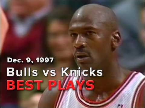 December 9, 1997 Bulls vs Knicks best plays