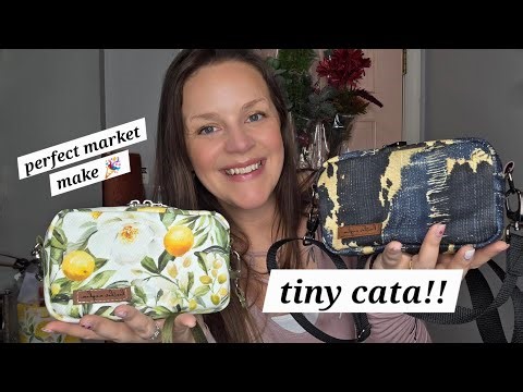 Full SEWING Tutorial for the Tiny Cata by Oro Rosa Patterns 🎉 Perfect market season prep bag!