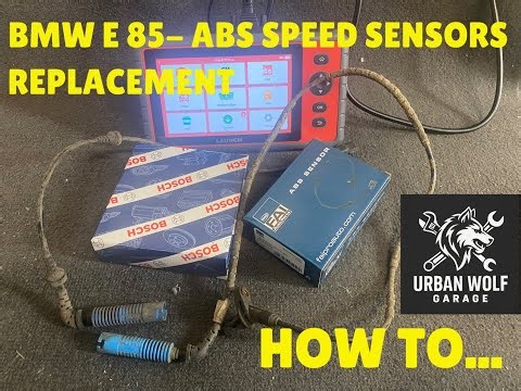 ABS Light On? BMW Z4 E85 Front & Rear Wheel Speed Sensor Replacement (DIY Guide)