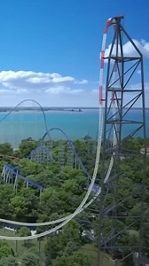 Embrace the 420 Foot tall Roller Coaster - Top Thrill 2 🏎️ #rollercoaster #CoasterEnthusiast #thrill #coasters #amusementpark #RollerCoasterLove #themepark #topthrill | Theme Parks Fun