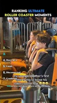 Ranking the Best Roller Coaster Moments 🤣🥀🥶