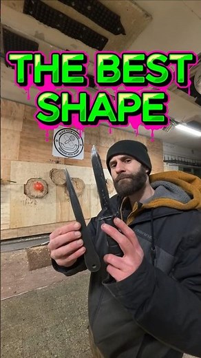 THE BEST THROWING KNIFE SHAPE