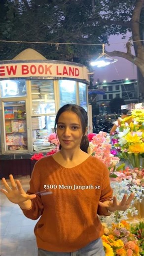 ₹500 winter outfit challenge from Janpath market 🫡 #janpath #outfitunder500 #shopping