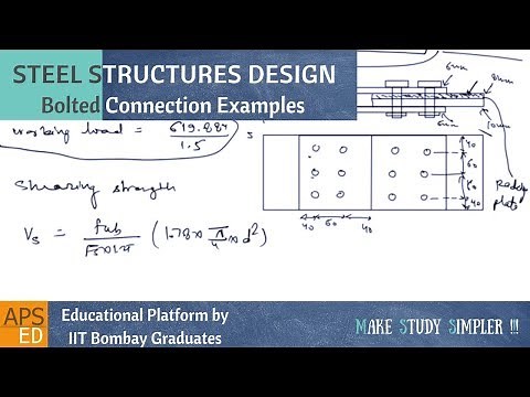 Bolted Connection Design Solved Examples Part 2 | Design of Steel Structures