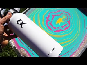HYDRO DiP💧HYDRO FLASK !! 💦 (Satisfying) ft. Loveliveserve