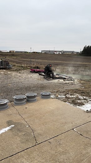 Sandblasting day.#noelautomotive #noelsmusclecarrestoration #musclecar #CHALLENGER #dustlessmobleblasting