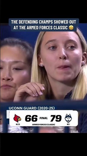 No. 1 UConn rolled past No. 20 Louisville 💪