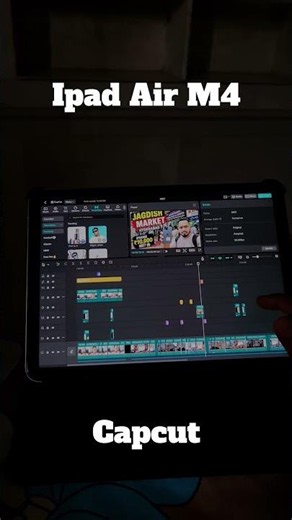 Ipad Air Video Editing Performance in capcut 😱 #capcut #ipad #capcutedit