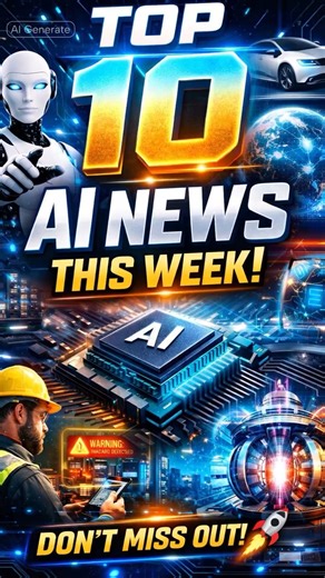 Top 10 AI News This Week 🤖🔥 | Biggest AI Updates You Missed. #shorts #ai