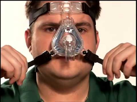 Philips Respironics ComfortGel Blue Nasal CPAP Mask Fitting and Adjusting