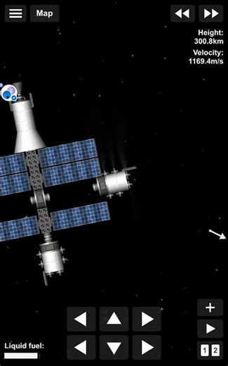 Probe orbiting sattelite #sfs #orbiting #spaceflightsimulator
