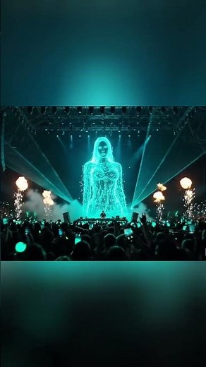 Epic Hologram Woman & Lasers Concert Stage Domination! #Tomorrowland2026