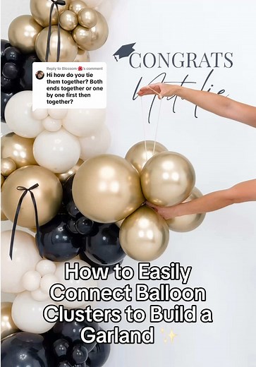 Easy Balloon Garland Cluster Attachment Tutorial for Beginners