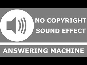 Answering Machine | No Copyright Sound Effect