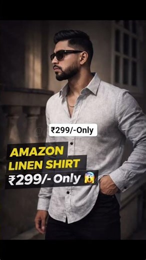 Amazon Linen Shirt Just ₹299 😳🔥 Best Budget Shirt for Men 2026