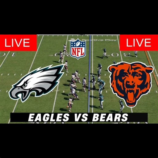 Eagles vs Bears Live American Football Match | Eagles vs Bears NFL Live Streaming Today | NFL 2025 🔥 Hashtags (Team NFL Trending Sport Tags) #Eagles #PhiladelphiaEagles #Bears #ChicagoBears #NFL #NFL2025 #NFLLive #AmericanFootball #NFLSunday #FootballLive #LiveMatch #EaglesvsBears #EaglesGame #BearsGame #NFLLiveMatch #SportsLive #StreamingToday | Game c