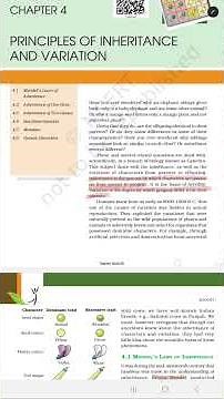 Principles of inheritance and variation - Introduction Class 12 BIOLOGY Chapter 4 #trending #shorts