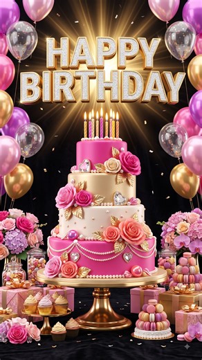 🎉 Happy Birthday Song 2026 💫 LIGHTS, CAKE & BIRTHDAY MAGIC | 4K Music Video