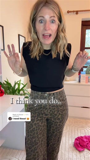 Stylish Leopard Print Wide Leg Jeans You Need