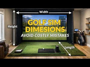 How Much Space Do You Need for a Golf Simulator? (Minimum Dimensions Explained)