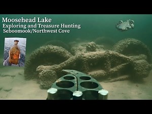 Underwater Drone Footage Moosehead Lake, Exploring and Treasure Hunting Seboomook/Northwest Cove