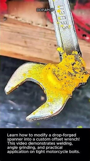 Custom Angle Wrench Modification Hack #worker #process #Jugaad #DesiJugaad #India
