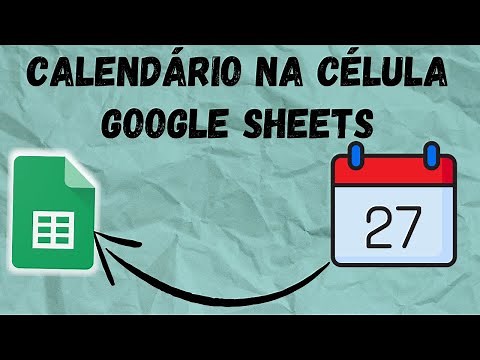 Como colocar calendário em uma célula no Google Planilhas (Google Sheets)