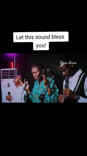 So powerful solo sound by #peetunes on the recorder at a live studio recording worship session with Vsaint #recorderplayer #flute #fyp #tiktoker