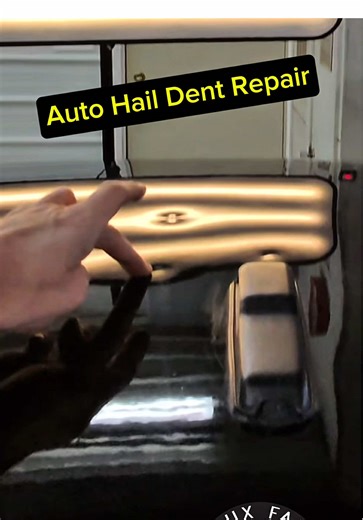 Hail Dent Removal Process with Paintless Dent Repair