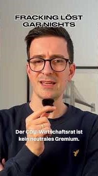 Fracking löst gar nichts