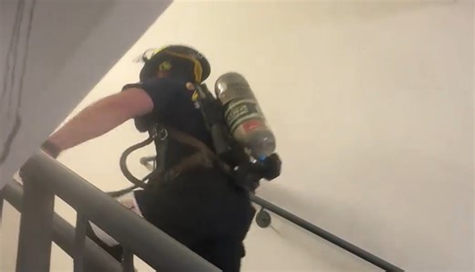 Hundreds of firefighters gather in Calgary for stair climb challenge