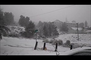 Frazier Park weather spotter Jerry Ferris just send us the snow falling in Frazier Park. He reports about 1” on the ground at an elevation of 4,900’. Forecaster Kevin Charette | KGET - TV 17 Bakersfield