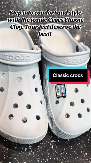 Why settle for less when you can have comfort with every step? The Crocs Classic Clog is a timeless favorite, offering unmatched support and breathability. Whether you’re lounging at home or out on the go, these versatile clogs are a must-have in every wardrobe. Get yours now and experience the difference. Don’t wait, they’re flying off the shelves! #ComfortFirst #CrocsStyle #FootwearGoals #CrocsClassicClog #StepInComfort