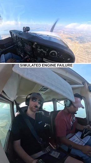 simulated engine failure — good job, team!! 🫡 . . . . . #flightschool #parrishaviation #studentpilot #aviation #flighttraining #flightstudent #dallastx | Parrish Aviation