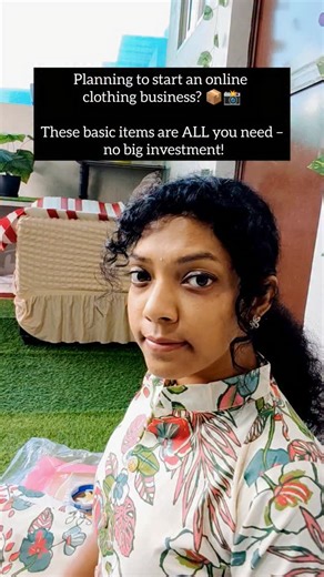 Mahanya_Boutique_official on Instagram: "If you’re thinking of starting an online clothing business, you don’t need a big setup or heavy investment. In this video, I’m sharing the basic necessary items I personally use for Mahanya Boutique: ✔️ Ring light ✔️ Tripod stand ✔️ Dress rack ✔️ Packing materials ✔️ Simple workspace setup This video is especially helpful for beginners & small business starters 💼✨ Start where you are, with what you have 💪 📲 WhatsApp to Order / Enquiry: 8050626718 💗 Fo