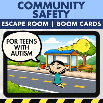 Community Safety ESCAPE ROOM | Middle School | Life Skills for Teens with Autism