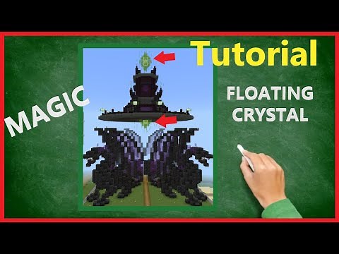 Build Tutorial: How to build a floating crystal in Minecraft