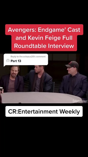 Reply to @the.octopus20 Avengers: Endgame' Cast and Kevin Feige Full Roundtable Interview #marvel #fyp #entertainmentweekly #avengers #markruffalo