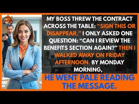 “Sign This Contract Or Quit,” My Boss Said. I Quit At The Worst Possible Time. The Next Morning...
