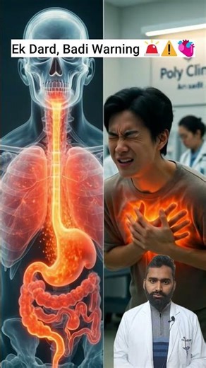 SEENE ME DARD ⚠️ BADI WARNING | Acidity Ya Heart Attack? 😱 Doctor Batayega Sach #doctor #shorts