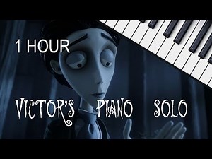 Victor's Piano Solo (1 Hour Relaxing Piano | Corpse Bride | Steinway Concert Hall Sound)