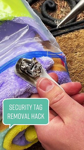 How to Remove A Security Tag on Something You Paid For #hack #lifehack #lifehackcheck #securitytag #lifehacksforlife