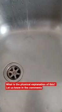 Humming noise produced by flux of water on the sink #physics