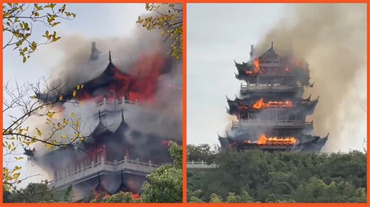 'Please god say it wasn’t an American': Sacred Chinese Temple burns to the ground thanks to an ‘irresponsible’ tourist