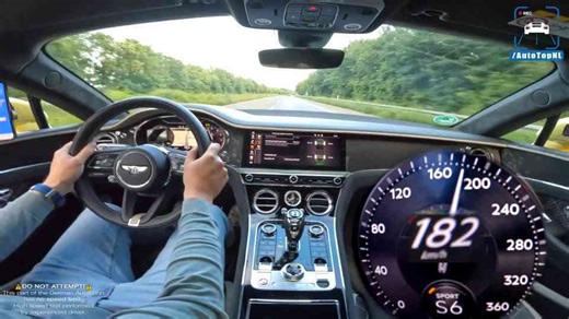 Bentley GT Speed Autobahn POV
