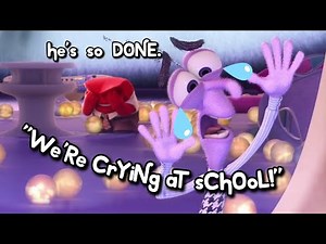 Anger and Fear being a total mess in Inside Out for 8 minutes straight ❤️💜