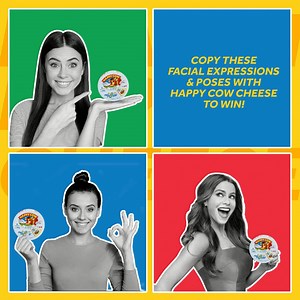 Live a Healthy Happy Life with Happy Cow Cheese. Copy any one of the expression holding Happy Cow Light Cheese and share the picture with us. The best entry stands a chance of winning a surprise gift from Happy Cow Cheese! Healthy. Happy. Cheese Shop Online: http://sabiha.com.pk/sabiha-shop/ Contact Us: 92 304 1111038 Whatsapp: 0300 8547187 #happycowcheese #healthyhappycheese #sabihaanees #healthyeating #shareandwin | Happy Cow Cheese